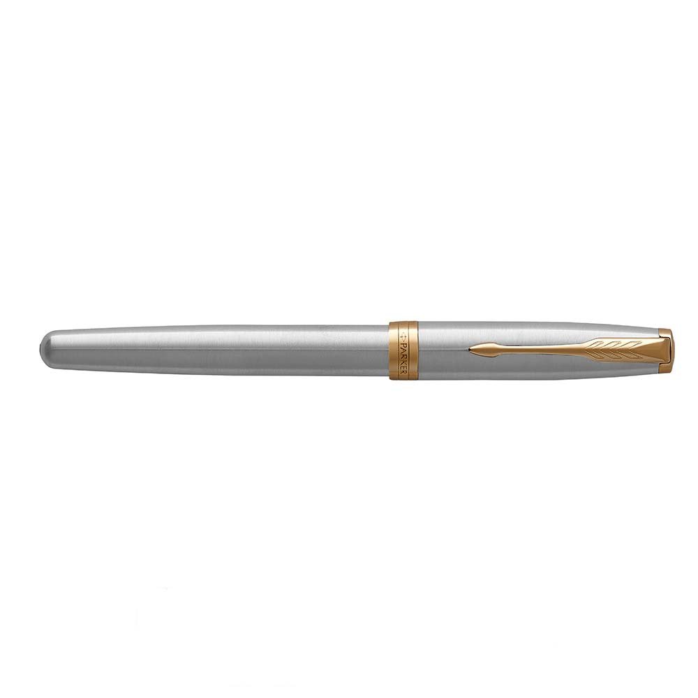 PARKER　SONNET  ボールペン　メタル&パールCT parker-sonnet-stainless-steel-